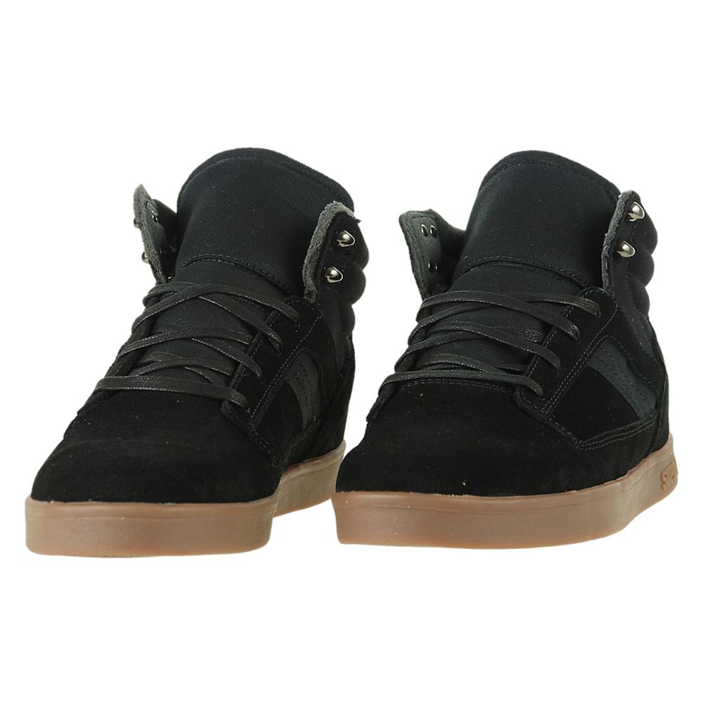 Chaussures de Skate Supra Bandit Noir Black/Suede Canvas Homme | BIP-15482366